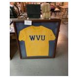 WVU shirt framed