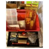 Fishing tackle with tacklebox