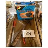 Assorted tools and heat gun