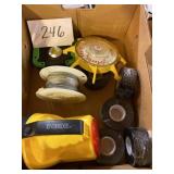 I sorted tools and tape