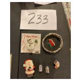 Christmas jewelry lot