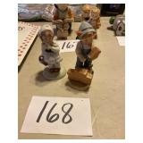 Hand painted porcelain children