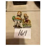 Hand painted porcelain children