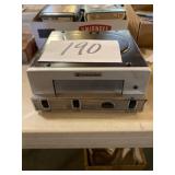 Old auto eight track tape player