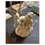 Mikasa Santa and his reindeer porcelain Holiday