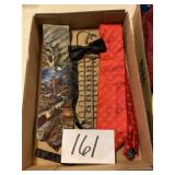 Ties with holder lot