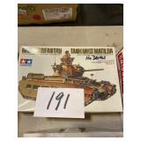 Miniature series, British infantry tank, no decals