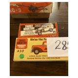 Trustworthy old car banks two pieces