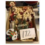 Assorted Christmas decor