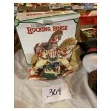 Christmas rocking horse