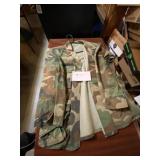 menï¿½s military camo jacket, medium