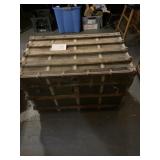 Large old vintage trunk