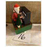 Santa at the piano music box