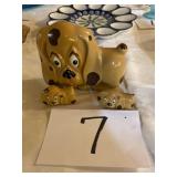 Home decor, dog with puppies
