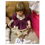 Marie Osmond ceramic doll