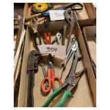 Miscellaneous pliers, and tin snips