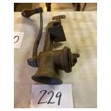 Keystone vintage meat grinder