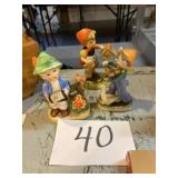 Porcelain children figures