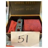 Satyapaul cufflink trie  pocket scarf set
