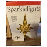 Sparkle lights, Christmas tree topper