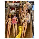 Assorted Barbies lot