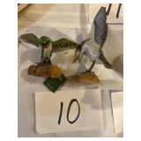 Hummingbirds carved wooden