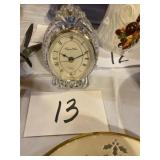 Crystal dresser clock