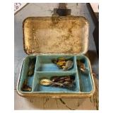 Fishing tacklebox with contents