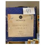Monroe Pinson quilt three piece set for king bed