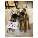 Vintage kitchen implements