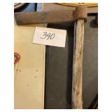 Antique wood splitter