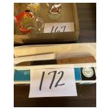 12 new stainless steak knives
