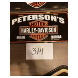Petersonï¿½s Miami Florida Harley Davidson Car plate