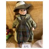 Ceramic doll
