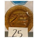 Covered bridge Zanesville, Ohio Amber dish
