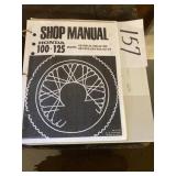 Shop manual for a Honda 100 or 125