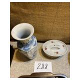 Vase and casserole dish