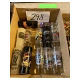 Harley Davidson shot glasses from around the