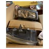Assorted head and tail lights,