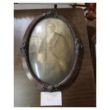 Early French Photograph of Man-Beautiful Frame