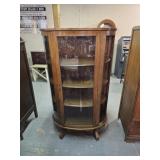 Early Bow Front Curio