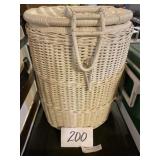 Vintage wicker hamper