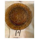 Carnival Christmas plate 9 inches