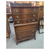 C.H. Lears Cherry Finish 6 Drawer Chest