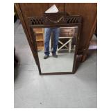 Early Cherry Finish Wall Mirror
