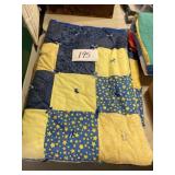 Handmade knot quilt