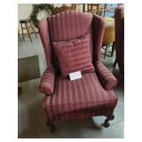 Beautiful Burgundy Wingback Chair