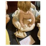 Ceramic crawling baby