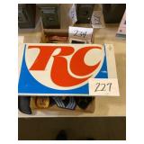 RC Cola metal sign