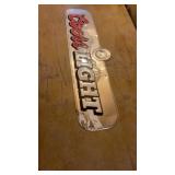 Coors light tin sign